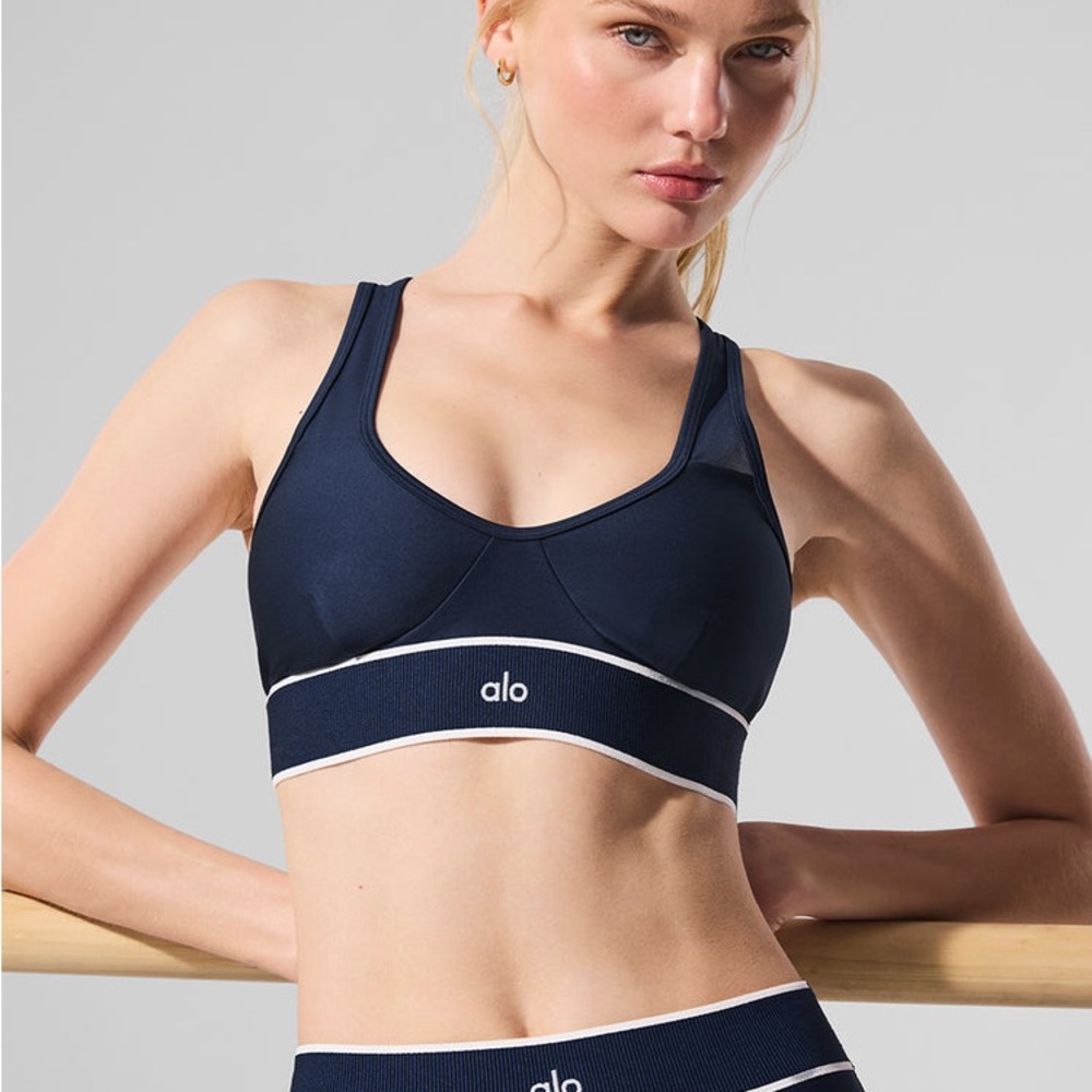 ALO Yoga Navy Sports SET small - Picture 3 of 4